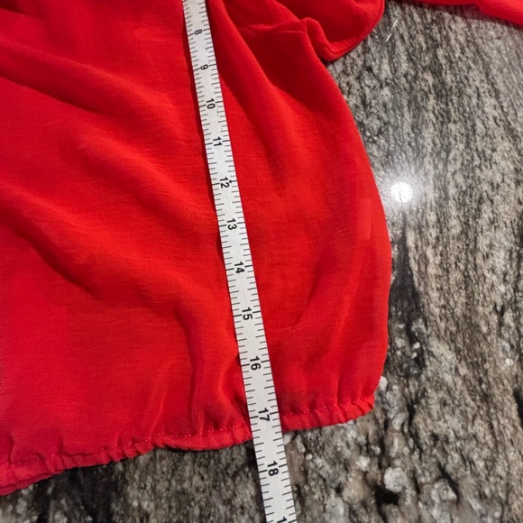 Long Sleeve Sheer Crop Top, Large - Picture 4 of 8